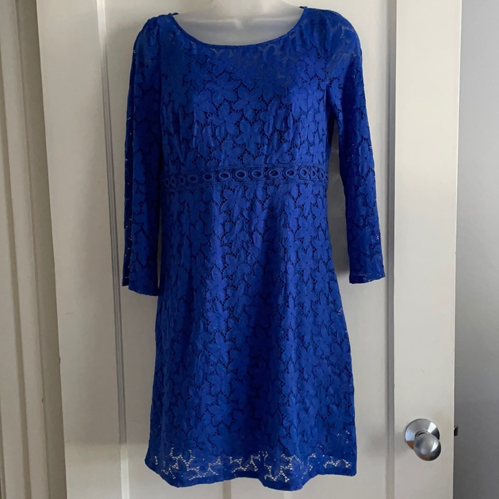 Laundry by Shelli Seagal blue dress